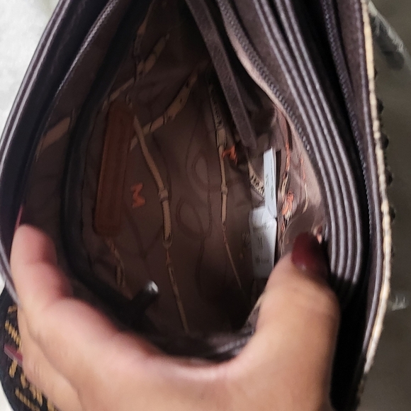 Montana West Brown Crossbody Bag with Snakeskin Print - Picture 5 of 11